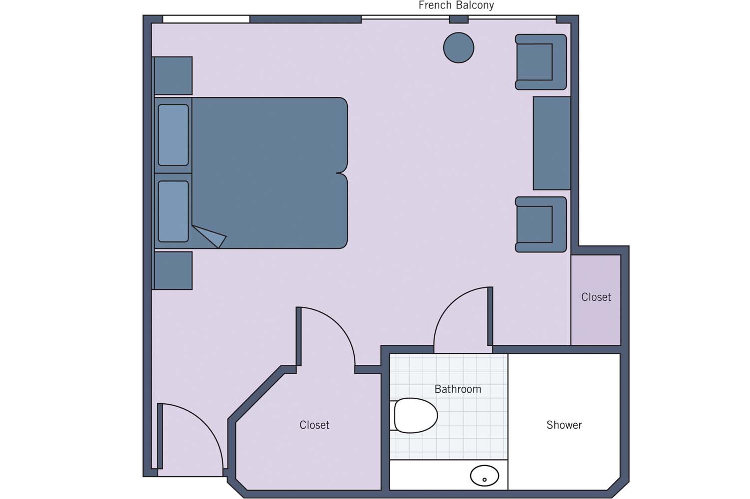 UNI River Princess suite floor plan